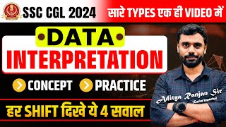 🔴COMPLETE DATA INTERPRETATION  Concept Practice  FOR SSC CGL 2024 BY Aditya Ranjan Sir ssc [upl. by Asina582]