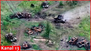 Ukraine destroyed 1120 Russian soldiers over 30 armored combat vehicles and tanks within a day [upl. by Thema324]