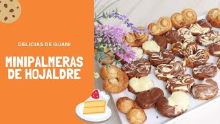 como hacer PALMERAS DE HOJALDRE de CANELA Y CHOCOLATES 🥨🥨🥨 [upl. by Casilde759]