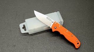 Andrew Demko AD205 Shark Lock K110  D2 edc knife demko knives [upl. by Ahteral]