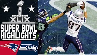 Super Bowl XLIX Patriots vs Seahawks highlights [upl. by Wendelin962]