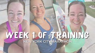 Week 1 New York City Marathon Training [upl. by Henke]