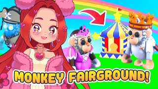 How to Get EVERY Monkey from the MONKEY FAIRGROUNDS Adopt Me In Roblox NEW UPDATE [upl. by Avid]