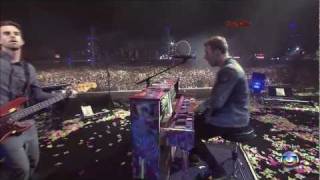 Coldplay HD  Life Is For Living Rock In Rio 2011 [upl. by Velleman]