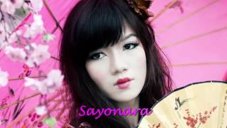 Sayonara Japanese Goodbye  1957   Lyrics [upl. by Anastas702]