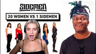 I went on Sidemen 20 V 1 with KSIMy Reaction  Daniella Hemsley [upl. by Wightman]