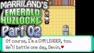 Pokemon Emerald Nuzlocke Part 02 Daddy Doesnt Care [upl. by Einnaoj]