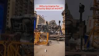 Who to blame for unlucky days at work⁉️ adamrose funny construction constructioncomedy [upl. by Fini312]