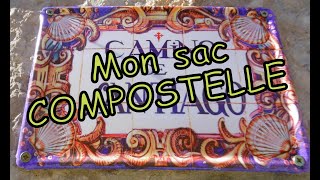 COMPOSTELLE  Mon sac à dos son contenu et son poids [upl. by Bohaty]