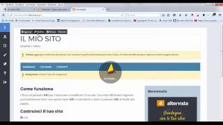 COME CREARE UN SITO GRATIS CON ALTERVISTA PT 1 [upl. by Aicia197]