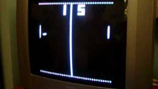 Pong  retro tennis soccer and squash TV game in a CPLD [upl. by Calida545]