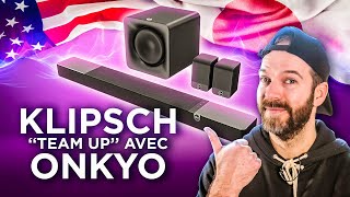 IMPRESSIONANT  KLIPSCH FLEXUS  Test du système barre de son Home Cinéma en partenariat avec ONKYO [upl. by Atterol]