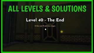 ESCAPE ROOM ACADEMY ALL LEVELS  1  40 Walkthrough Roblox [upl. by Booze]