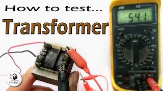 How to test a Transformer using digital multimeter [upl. by Hannahc979]