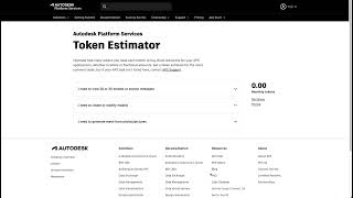 Part 2 How to use Token Estimator  Design Automation API [upl. by Htebirol202]