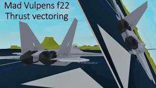 MadVulpens f22 raptor thrust vectoring tutorial Roblox plane crazy [upl. by Ros]