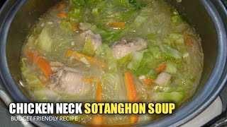 How To Cook Chicken Sotanghon Soup  Sotanghon Soup Easy Recipe  Chicken Neck Recipe [upl. by Bocyaj]