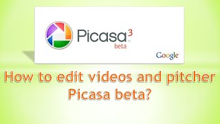 how to use picasa 3 photo and videos editing  picasa 3 [upl. by Notrab]