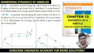 127576  General Curvilinear Motion  Hibbeler Dynamics 14th Edition  Engineers Academy [upl. by Malas]