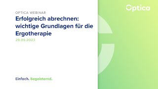 Erfolgreich abrechnen wichtige Grundlagen für die Ergotherapie [upl. by Nageem]