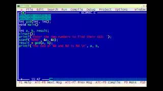 C Program to Find GCD of given Numbers using Recursion [upl. by Jerrie676]