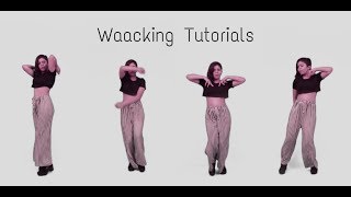 How to Waacking Tutorial 1  Easy Steps for Beginners  ELEMENTS [upl. by Aihsital462]