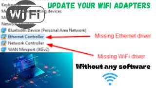 Automatically Update WiFi Driver Windows 10 In Laptop Simple and Quick Way [upl. by Kunkle]