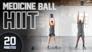 20 Minute FULL BODY Medicine Ball HIIT Workout [upl. by Odlanar]