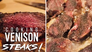 How To Cook Amazing TENDER Venison Steaks EASY  Deer Meat For Dinner [upl. by Narrat]