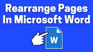 How to Rearrange Pages in Word the only way [upl. by Ahtelahs]