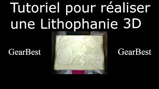 tutoriel pour réaliser une lithophanie 3D [upl. by Nalon315]