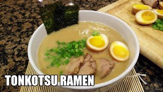 TONKOTSU RAMEN Recipe [upl. by Brook]