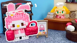 ✨Building Colorful LEGO Brick Figures Shop Playset  Relaxing ASMR Tutorial amp Review Toys [upl. by Laucsap]