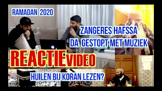 REACTIEVIDEO ZANGERES HAFSSA DA GESTOPT MET MUZIEK [upl. by Launce643]