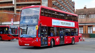 Bus variety in Waltham Cross on 12th April 2023 [upl. by Atneuqal389]