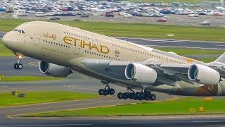 16 ROARING Sydney Take Offs  A380 B747 B777 A330 B787  Sydney Airport Plane Spotting [upl. by Idnew533]