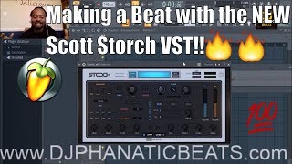 Making a Beat with the NEW Scott Storch VST [upl. by Cirdnek315]