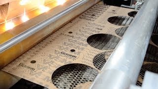 High Speed Laser Cutting of Sanding Discs [upl. by Alletsyrc852]