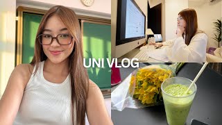 UNI VLOG  24hour studying finals in college organizing my room getting my grades [upl. by Sioux]