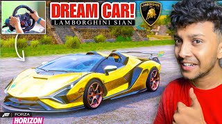 FINALLY I GOT MY DREAM CAR GOLDEN LAMBORGHINI SIAN 🤑 Forza Horizon 5  Techno Gamerz [upl. by Enirtak]