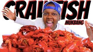 CRAWFISH MUKBANG  HOW TO COOK FROZEN CRAWFISH 🦞😍 [upl. by Leo]