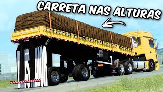 MONTEI UM AXOR NA CARRETA 2 EIXOS MAIS ALTA DO ETS2 [upl. by Onivla]