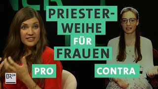 Frauen als Priesterinnen Der Reformstreit spaltet die katholische Kirche  Münchner Runde  BR24 [upl. by Yalahs]