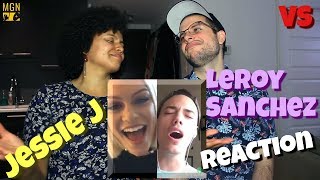 Flashlight  Jessie J Feat Leroy Sanchez  VS  REACTION [upl. by Aihcropal]