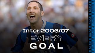 EVERY GOAL  INTER 200607  Materazzi Crespo Ibrahimovic Adriano Figo and many more ⚽⚫🔵 [upl. by Eille824]