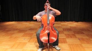 Cello Instruction with Kayson Brown Natural Cello Posture [upl. by Yellek]