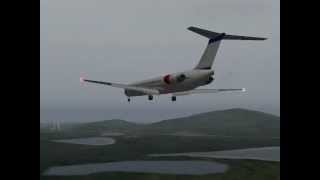 Phuket crash OneTwoGo Air MD 82 OG269 accident NTSB animation [upl. by Kenwrick]