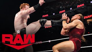 Sheamus hits monster Brogue Kick to defeat Pete Dunne Raw highlights Aug 19 2024 [upl. by Keemahs]