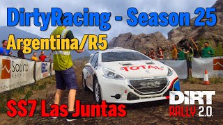 DirtyRacing Season 25  ArgentinaR5  SS7 Las Juntas [upl. by Farrica]