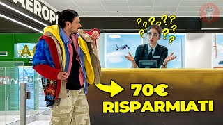 Indossare Tutta la Valigia per RISPARMIARE sul Volo  Cose da NON Fare in Vacanza  theShow [upl. by Elak]